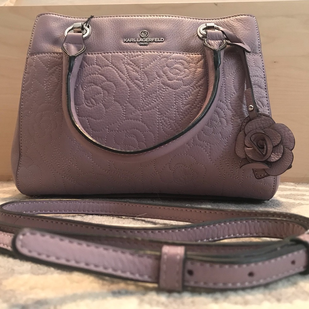 Karl Lagerfeld Paris satchel bag.